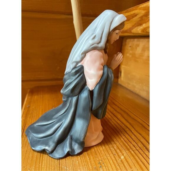 Kirkland Porcelain Nativity MARY Figure Replacement Blue Box 75177 - Picture 2 of 6
